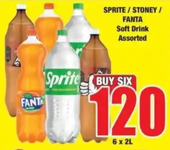 Boxer SPRITE/ STONEY/ FANTA Soft Drink Assorted offer