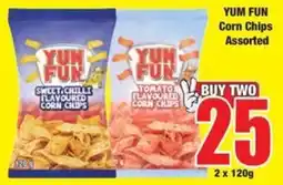 Boxer YUM FUN Corn Chips Assorted offer