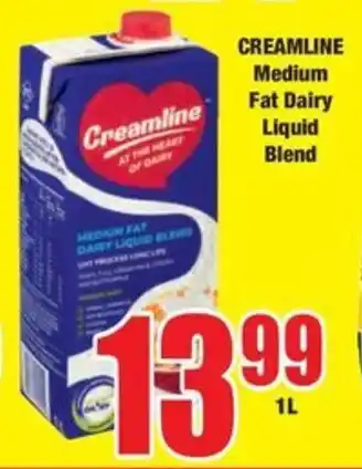 Boxer CREAMLINE Medium Fat Dairy Liquid Blend offer