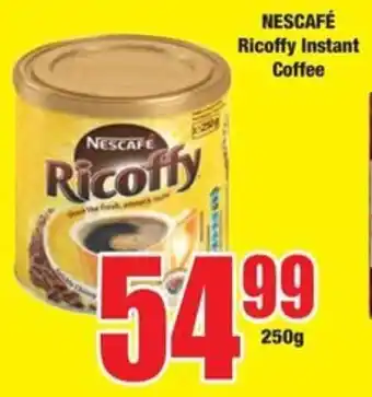 Boxer NESCAFÉ Ricoffy Instant Coffee offer