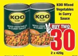 Boxer KOO Mixed Vegetables in Curry Sauce offer