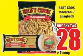 Boxer BEST COOK Macaroni/ Spaghetti offer