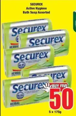 Boxer SECUREX Active Hygiene Bath Soap Assorted offer