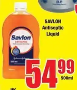 Boxer SAVLON Antiseptic Liquid offer