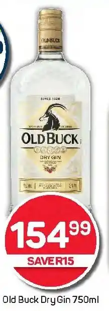 Pick n Pay Hypermarket Old Buck Dry Gin offer