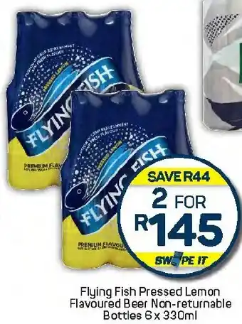 Pick n Pay Hypermarket Flying Fish Pressed Lemon Flavoured Beer Non-returnable Bottles offer