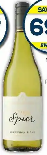 Pick n Pay Hypermarket Spier Sauvignon Blanc, Chardonnay or Chardonnay Pinot Noir offer