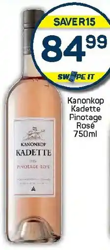 Pick n Pay Hypermarket Kanonkop Kadette Pinotage Rosé offer