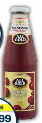 Pick n Pay Hypermarket All Gold Tomato Sauce offer