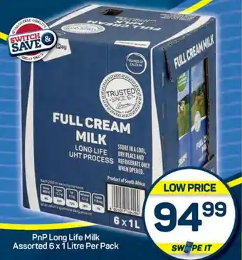 Pick n Pay Hypermarket PnP Long Life Milk Assorted offer