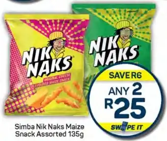 Pick n Pay Hypermarket Simba Nik Naks Maize Snack Assorted offer