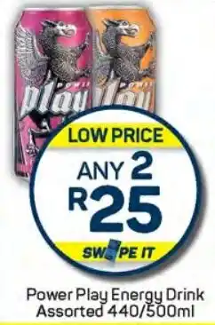 Pick n Pay Hypermarket Power Play Energy Drink Assorted offer