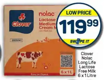 Pick n Pay Hypermarket Clover Nolac Long Life Lactose Free Milk offer