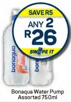 Pick n Pay Hypermarket Bonaqua Water Pump Assorted offer