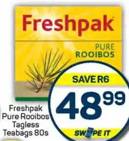 Pick n Pay Hypermarket Freshpak Pure Rooibos Tagless Teabags offer