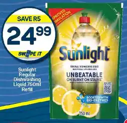 Pick n Pay Hypermarket Sunlight Regular Dishwashing Liquid Refill offer