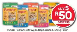 Pick n Pay Hypermarket Pamper Fine Cuts in Gravy or Jelly Assorted offer