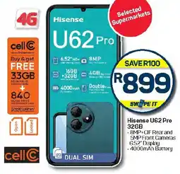 Pick n Pay Hypermarket Hisense U62 Pro 32GB offer