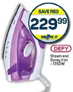 Pick n Pay Hypermarket DEFY Steam and Spray Iron offer