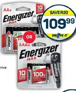 Pick n Pay Hypermarket Energizer Max Plus AA or AAA Batteries offer