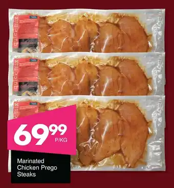 Save Hyper Marinated Chicken Prego Steaks offer