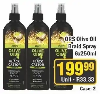 J&E Cash and Carry ORS Olive Oil Braid Spray offer