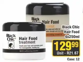 J&E Cash and Carry Black Chic Hair Food offer