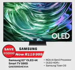 Expert Samsung 83" OLED 4K Smart TV S90D offer