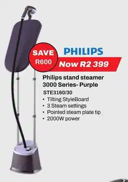 Expert Philips stand steamer 3000 Series-Purple offer