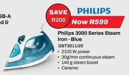 Expert Philips 3000 Series Steam Iron - Blue offer