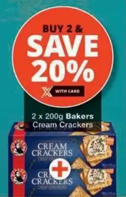 Checkers Bakers Cream Crackers offer