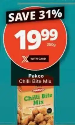 Checkers Pakco Chilli Bite Mix offer