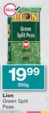 Checkers Lion Green Split Peas offer