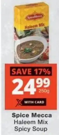 Checkers Spice Mecca Haleem Mix Spicy Soup offer