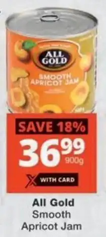 Checkers All Gold Smooth Apricot Jam offer