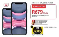 Makro iPhone 11 64GB Pre-owned offer