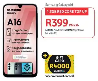 Makro SAMSUNG Galaxy A16 offer