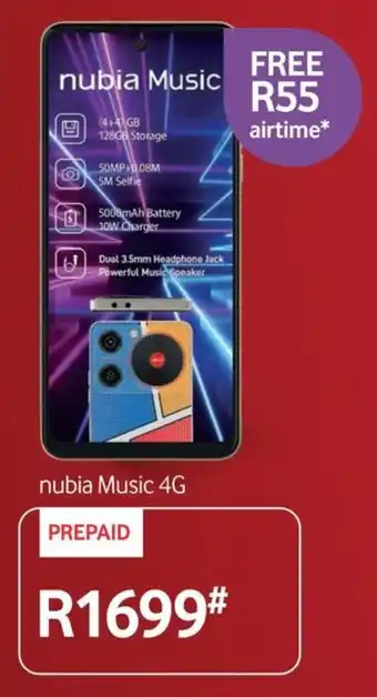 Makro nubia Music 4G offer