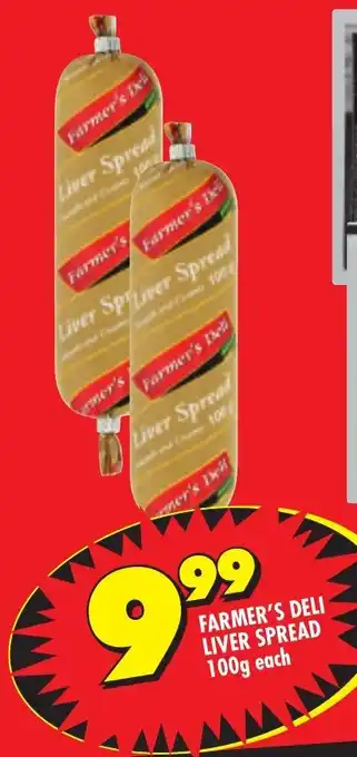 Shoprite Farmer's deli liver spread offer