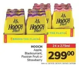 Jumbo HOOCH Apple, Blackcurrant, Passion Fruit or Strawberry offer