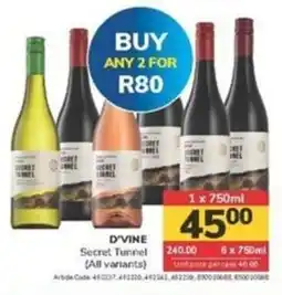 Jumbo D'VINE Secret Tunnel offer