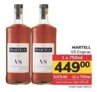 Jumbo MARTELL VS Cognac offer