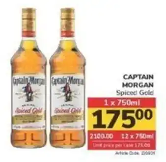 Jumbo CAPTAIN MORGAN Spiced Gold offer