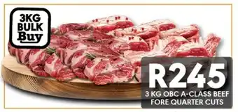 OBC Meat & Chicken Obc a-class beef fore quarter cuts offer