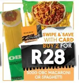 OBC Meat & Chicken Obc macaroni or spaghetti offer