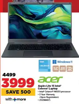 HiFi Corp Acer Aspire Lite 15 Intel Celeron Laptop offer