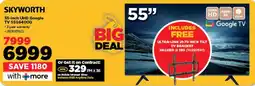 HiFi Corp SKYWORTH 55-inch UHD Google TV 55G6400G offer