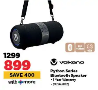 HiFi Corp Volkano Python Series Bluetooth Speaker offer