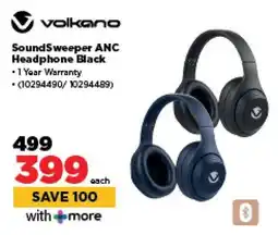 HiFi Corp Volkano SoundSweeper ANC Headphone Black offer