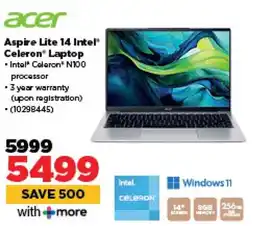 HiFi Corp Acer Aspire Lite 14 Intel Celeron Laptop offer